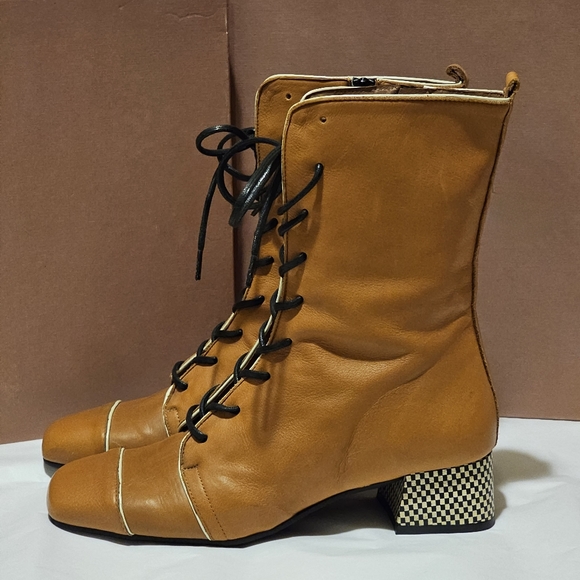 Mod Shoes The Gina in French Mustard Soft Leather size 6 - Picture 7 of 10